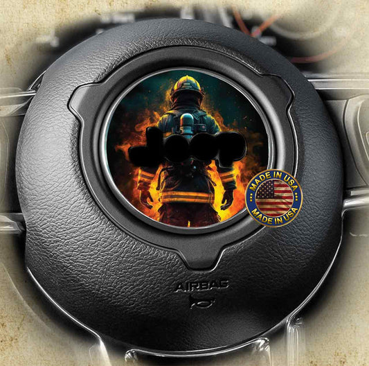 Firefighters JK fender Decals fits 2007-2018