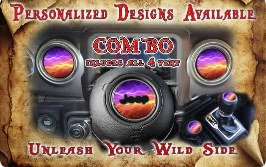 Steering wheel decal Lighting 221
