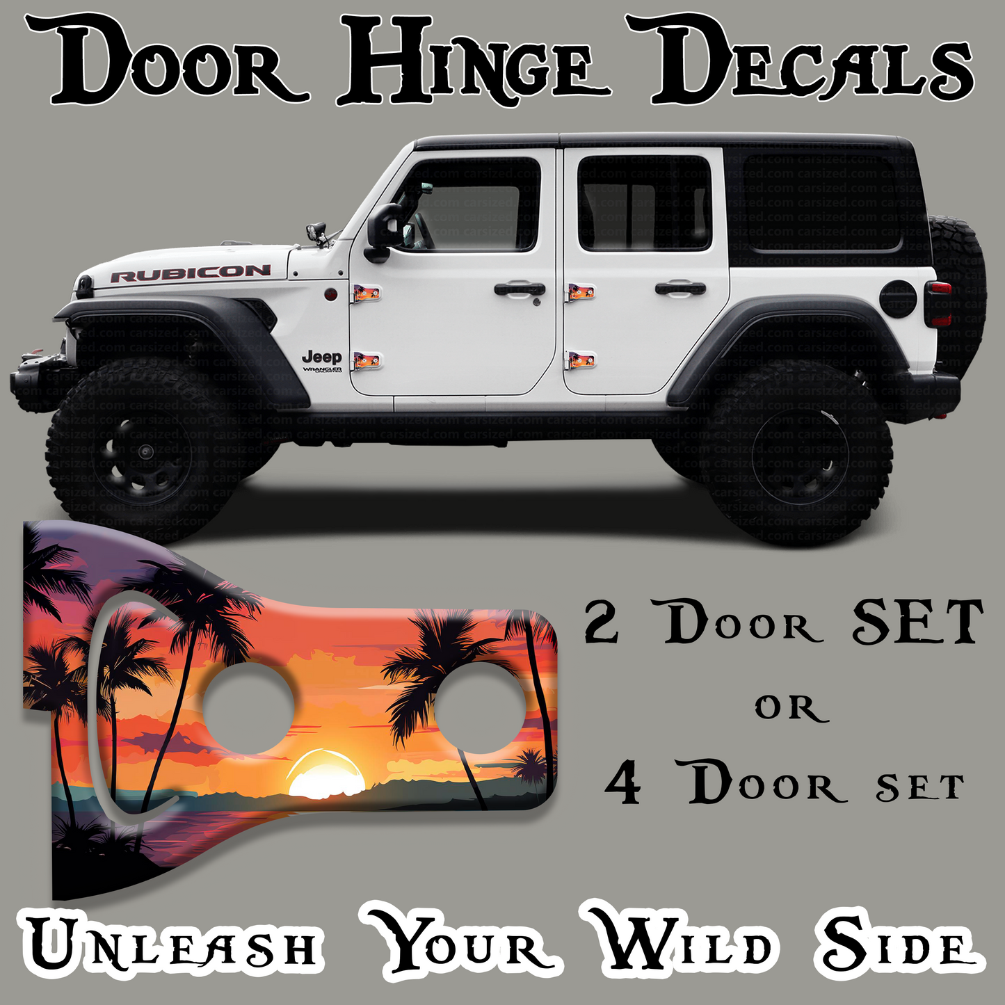Pattern 14 hinge set