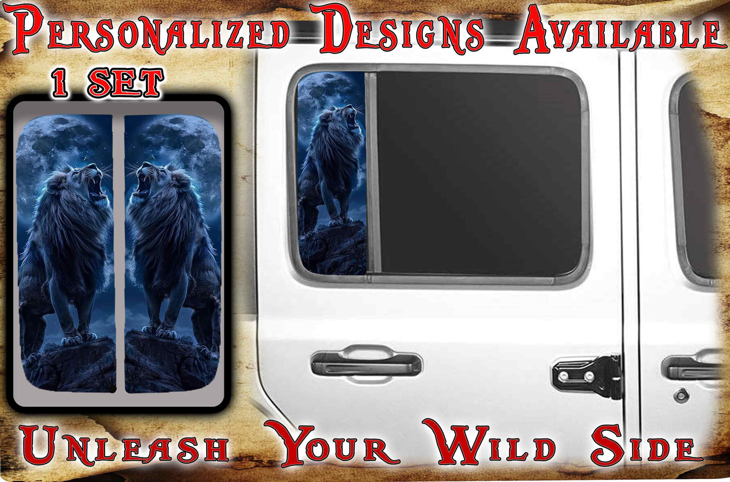 Lion Side door window 109