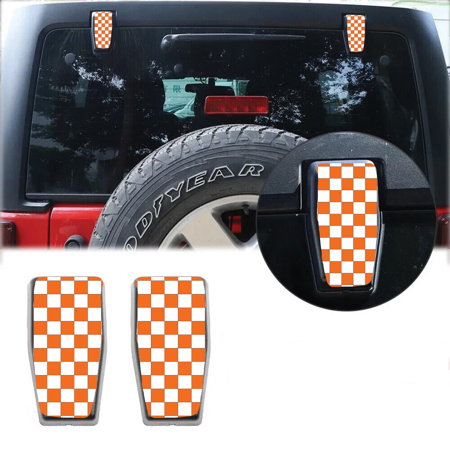 Vol print Rear liftgate hinge overlay decal 15