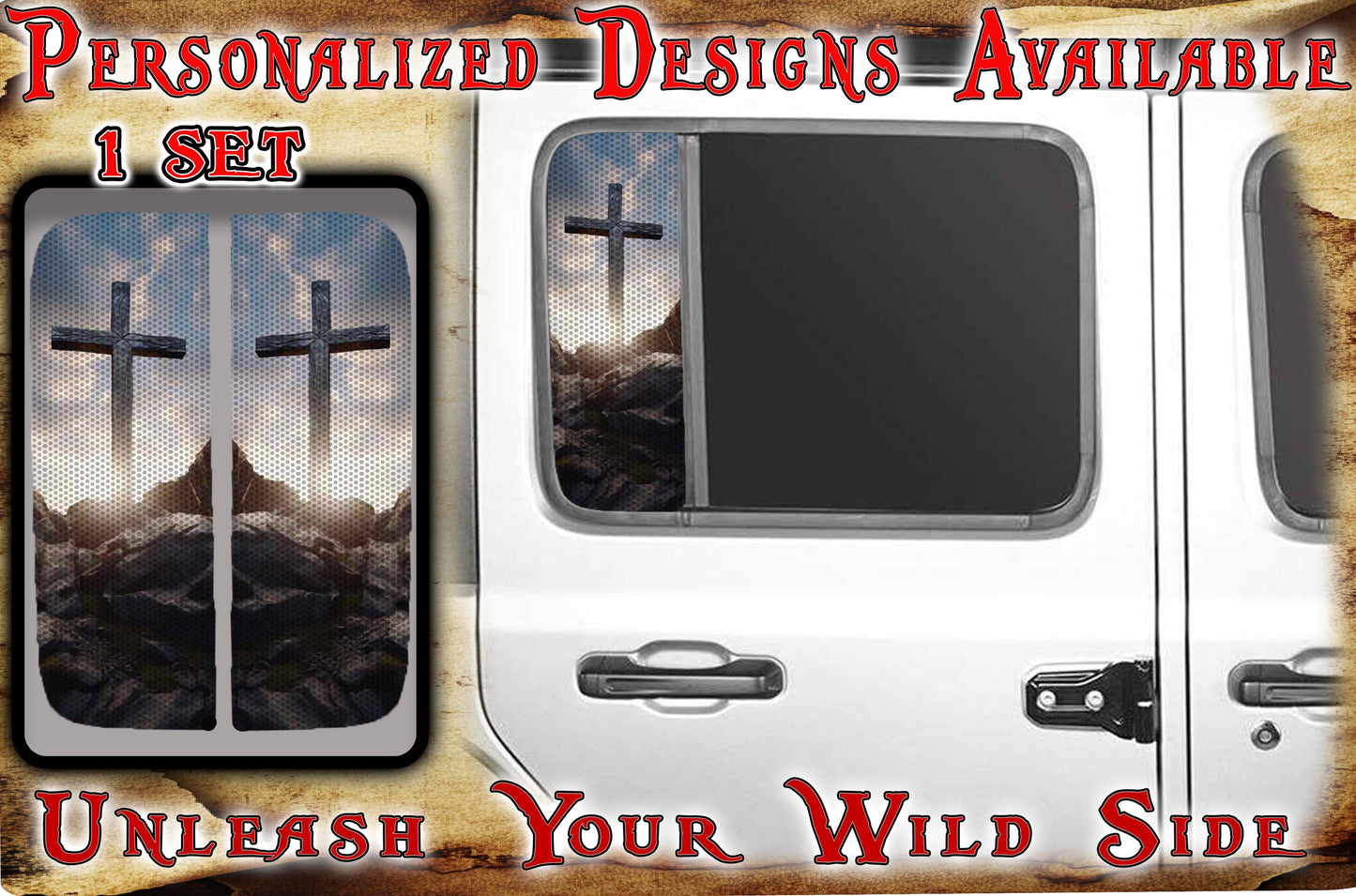 The Cross Side door window 180
