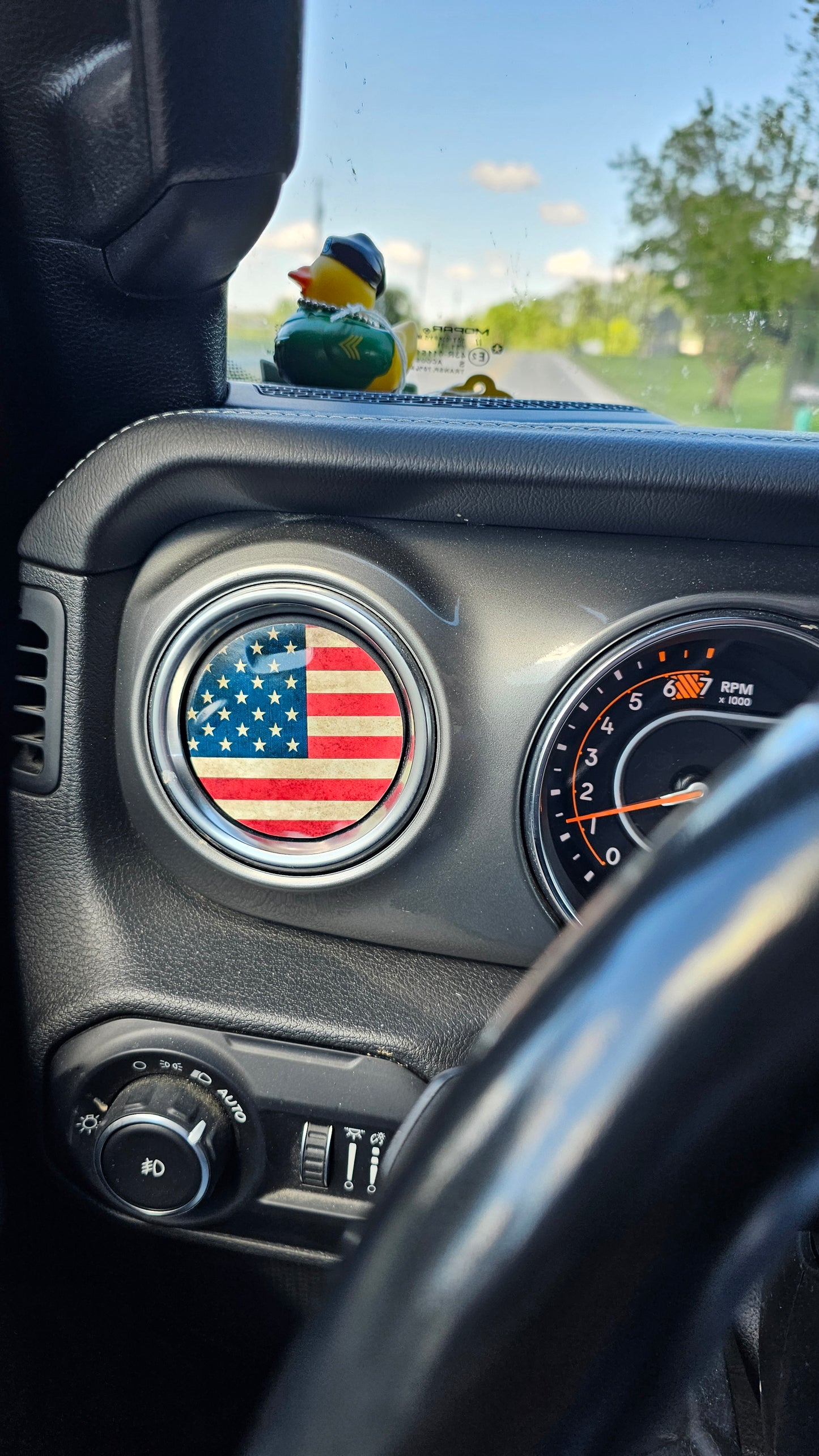 Inside vent decals wolf and blue moon decal