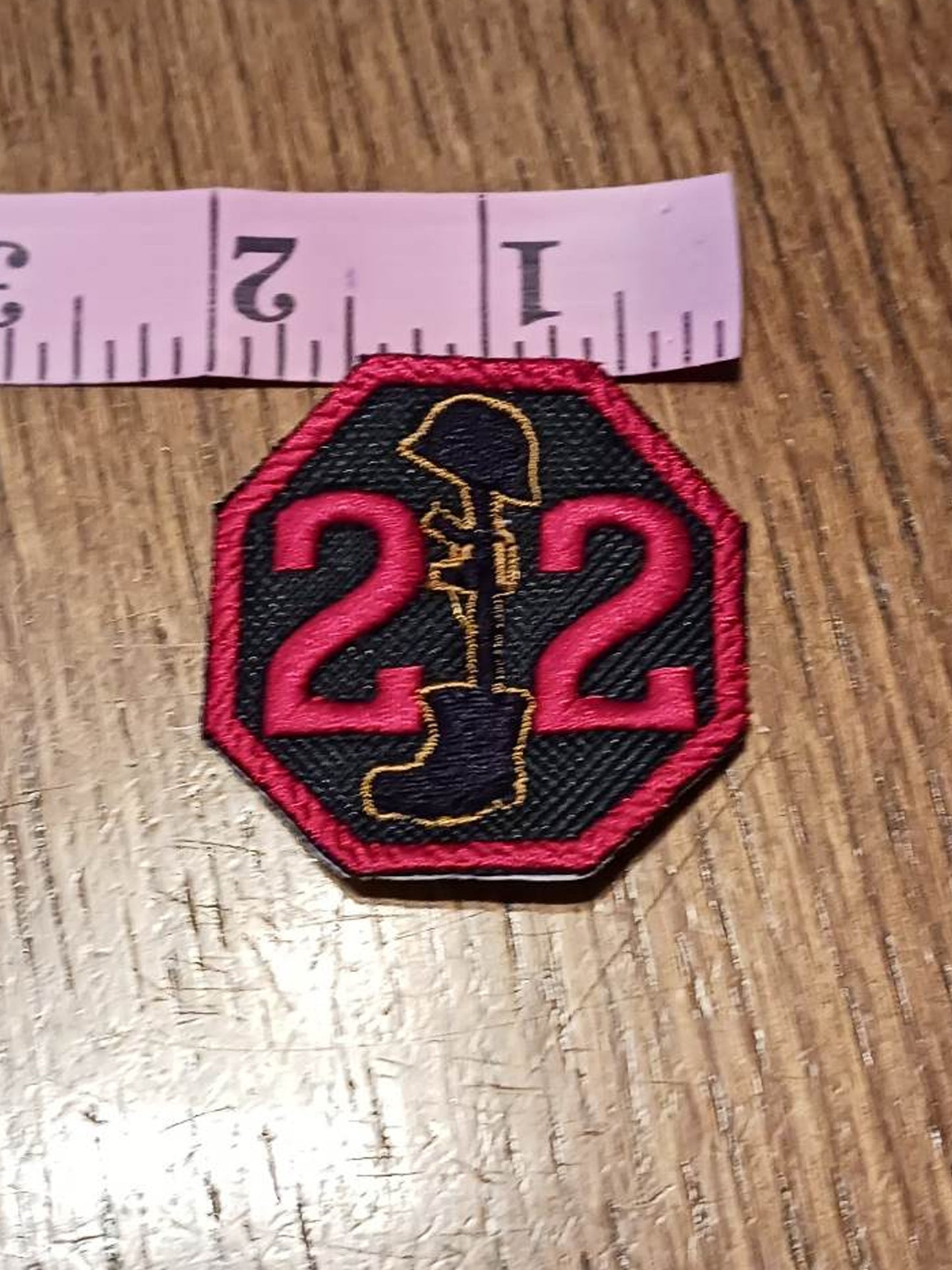 Stop 22 small patch