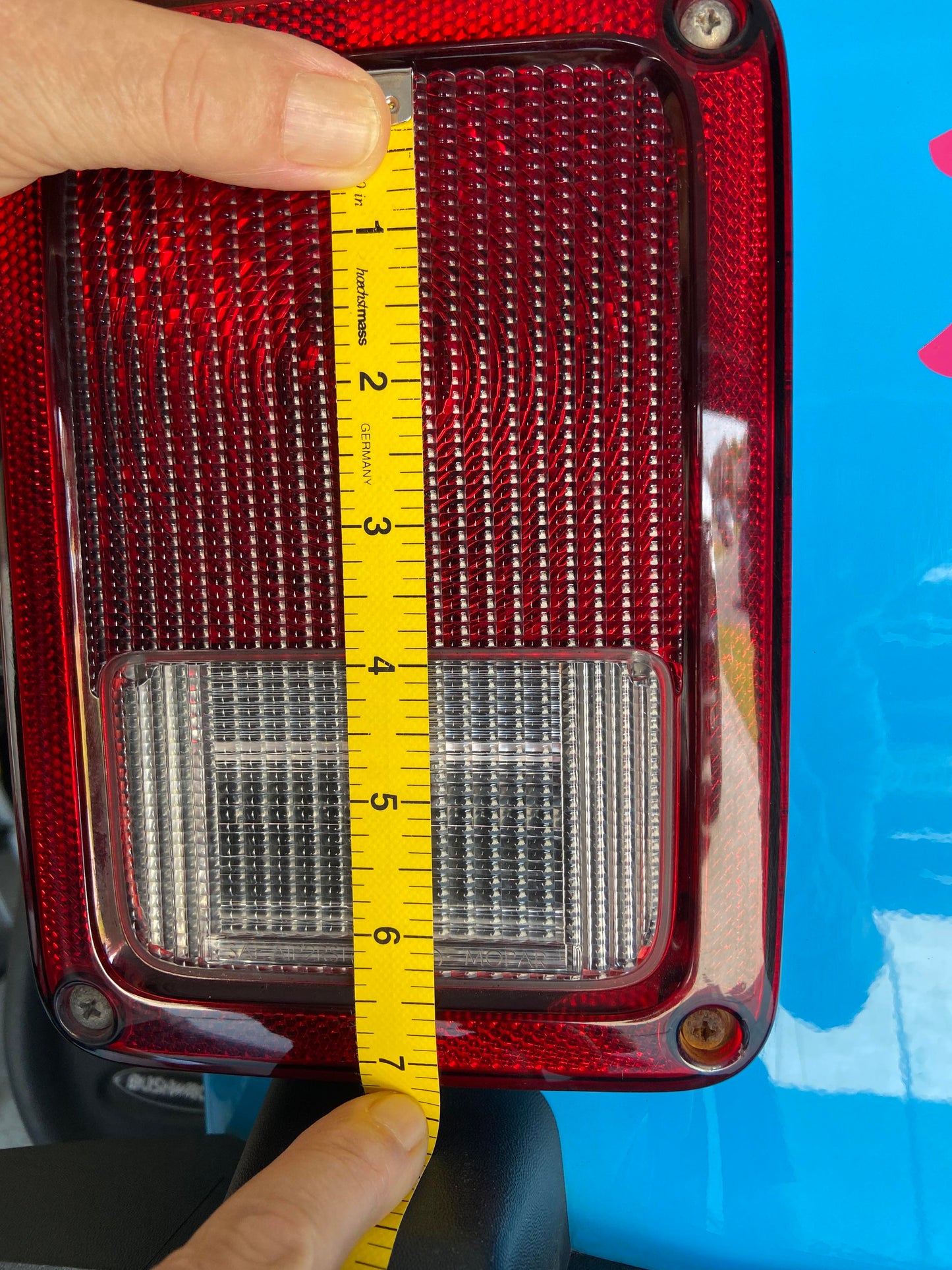 Jeep Wrangler Taillight decals