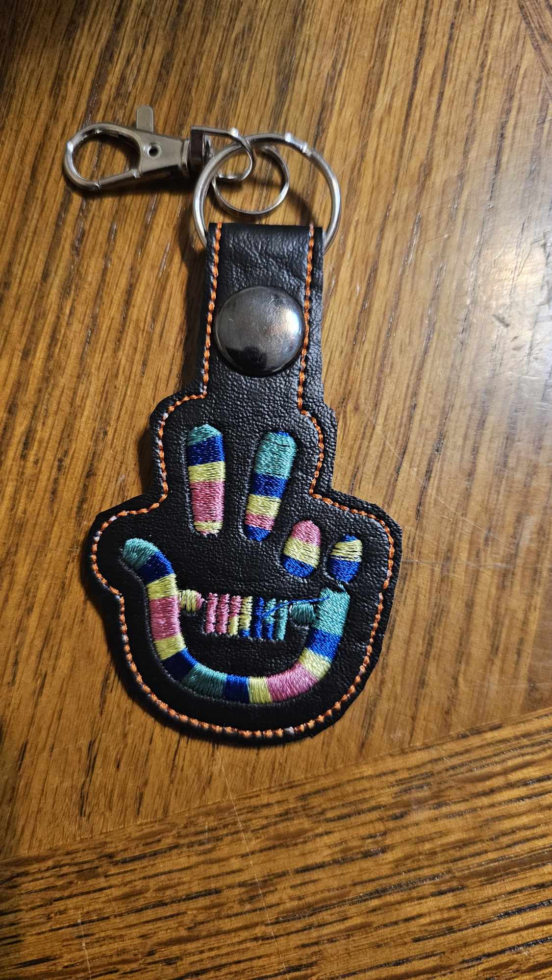 Custom Embroidered key chains