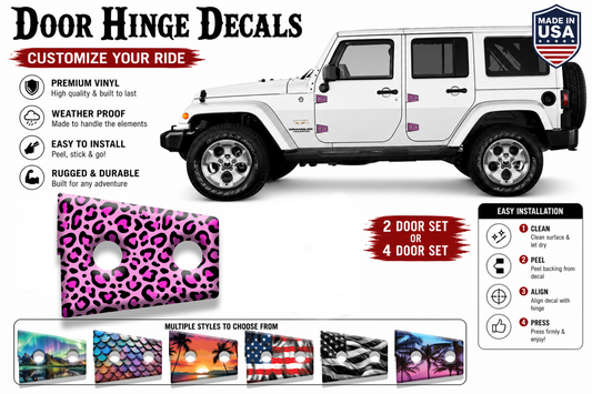 Pink leopard print hinge bundle 54