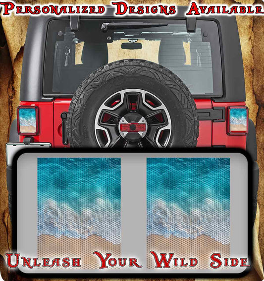 Beach Taillight cover decal 59