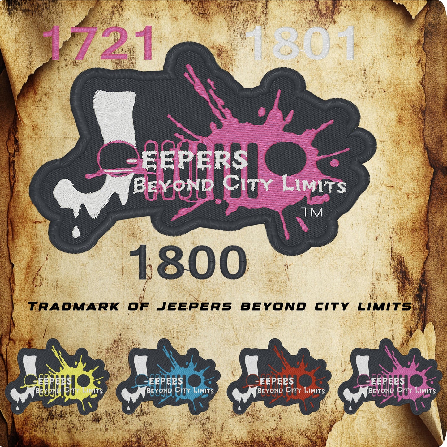 JBCL Patch Hook and loop patch