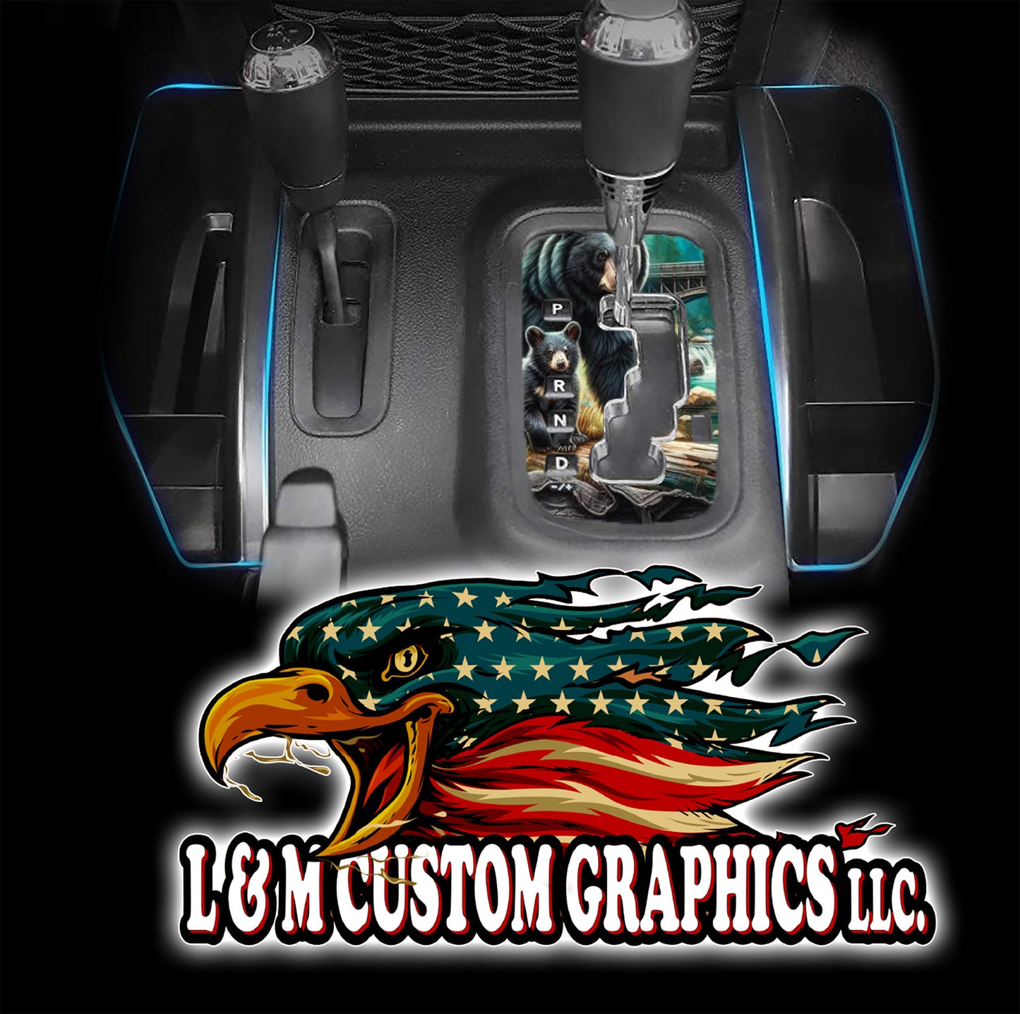 Bears JK Shifter decal