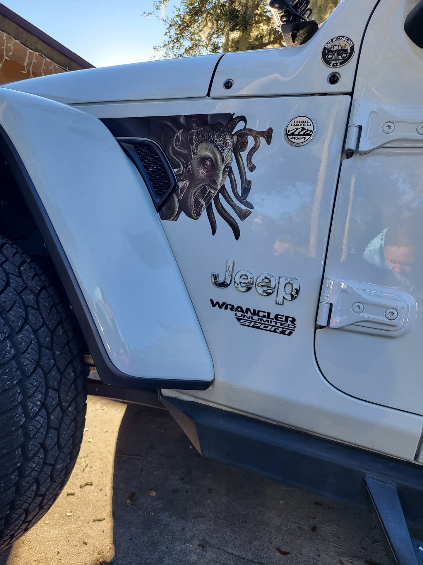 fender vent for the JL or JT 2018 or newer