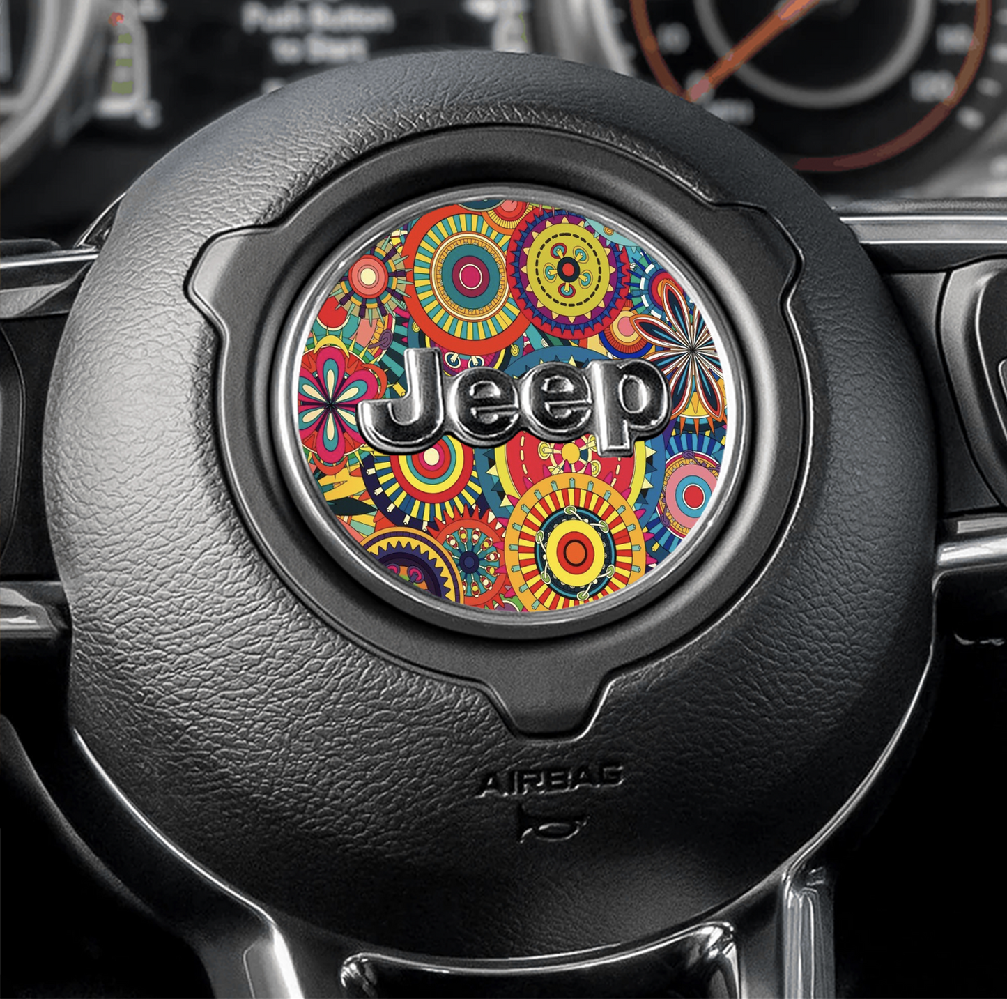 Hippy pattern JK fender Decals fits 2007-2018