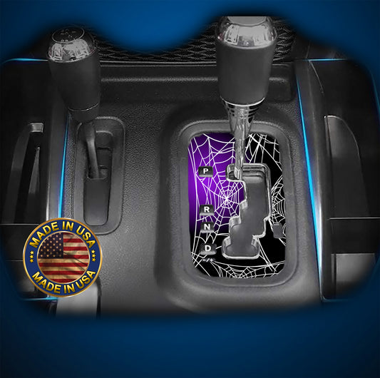 Spider web JK Shifter decal