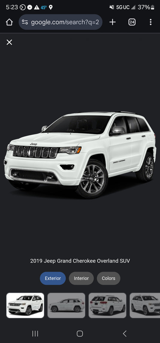 Jeep Grand Cherokee headlight decals blue lizard