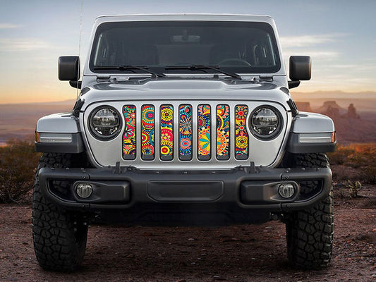 Hippie Floral grill insert
