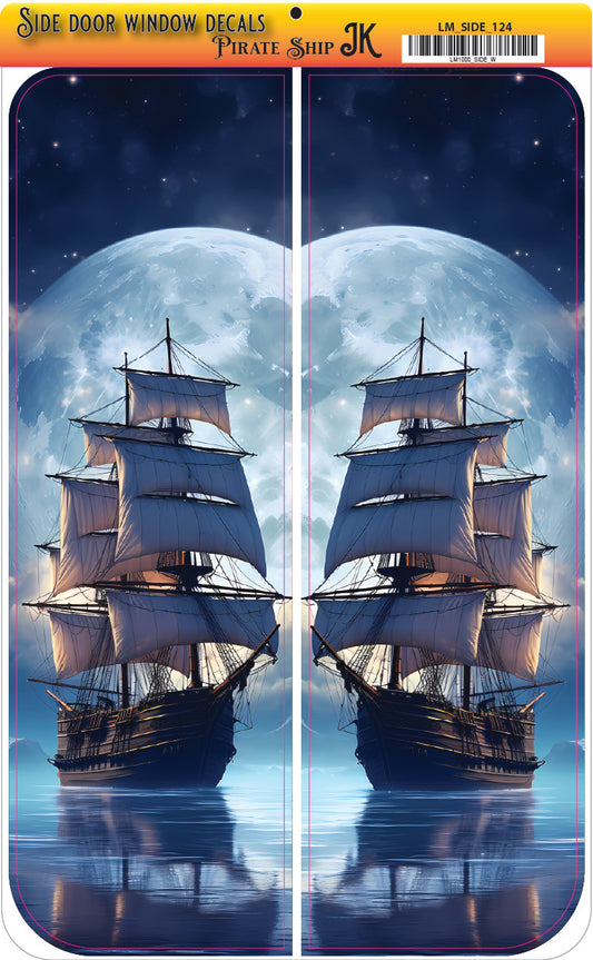 Side door window decal Ship