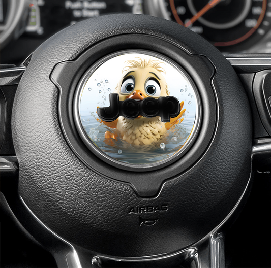 Steering wheel decal Duck 2 decal