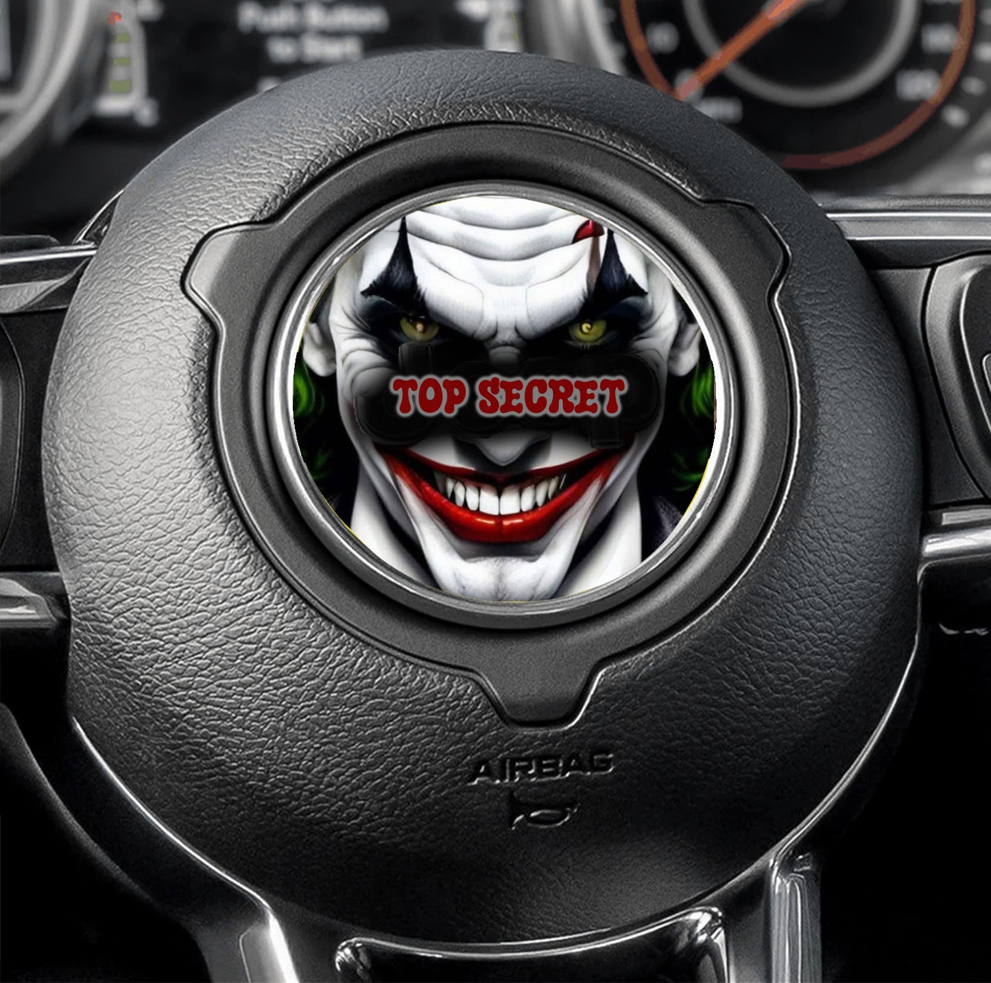Steering wheel decal Jokers