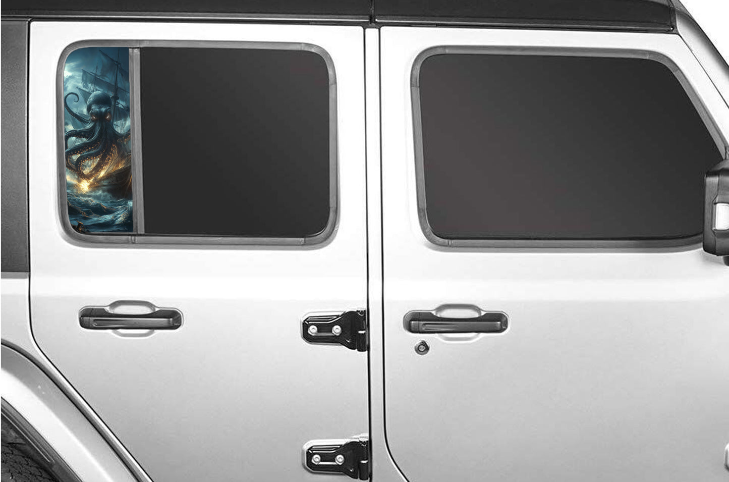 Kraken rear door window 174