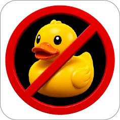 No ducks decal