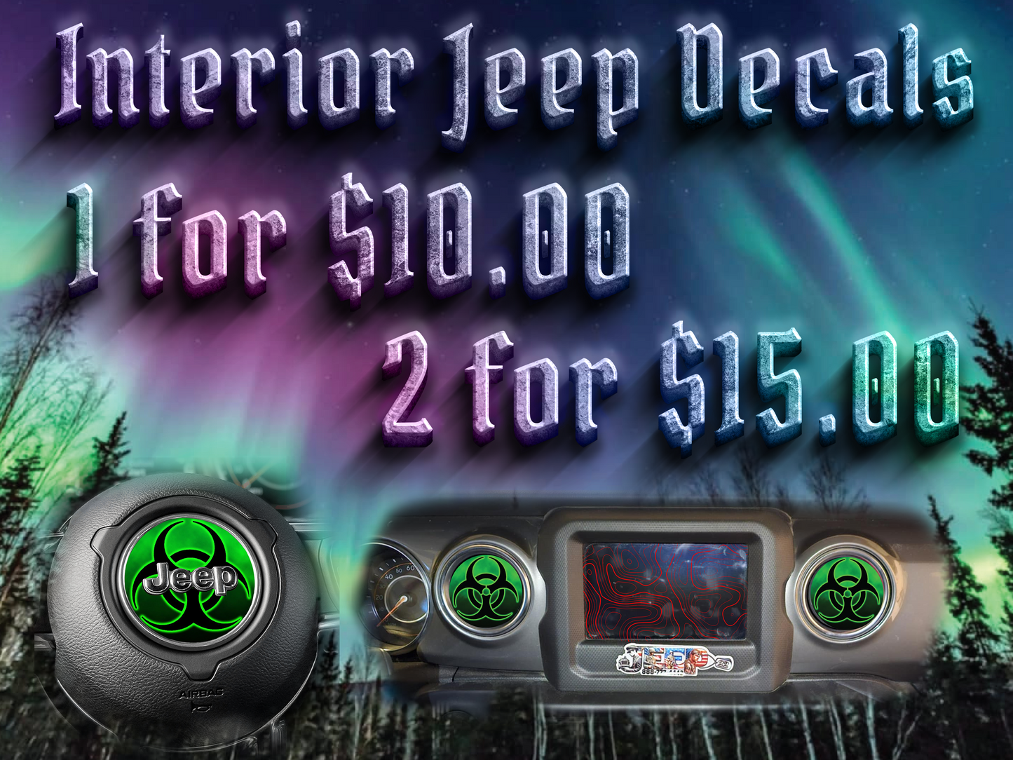 Inside vent decals Duck