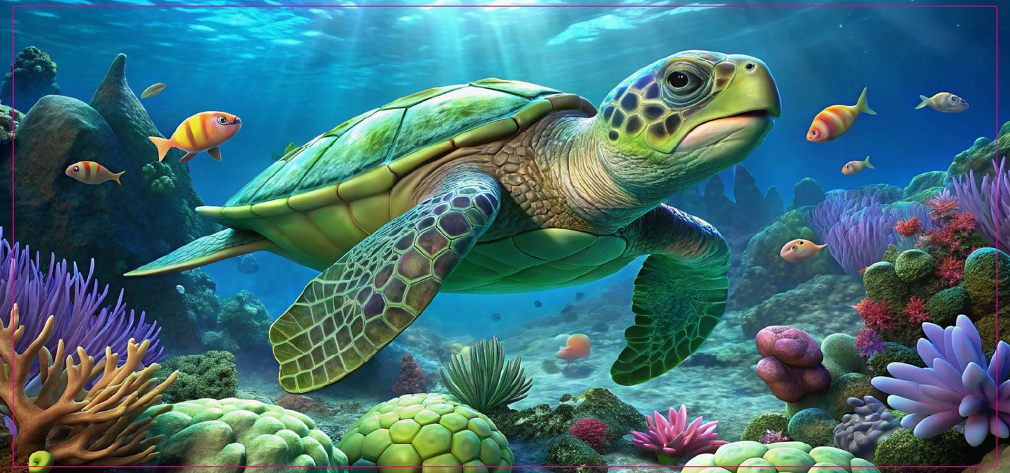 Sea turtle Dash art