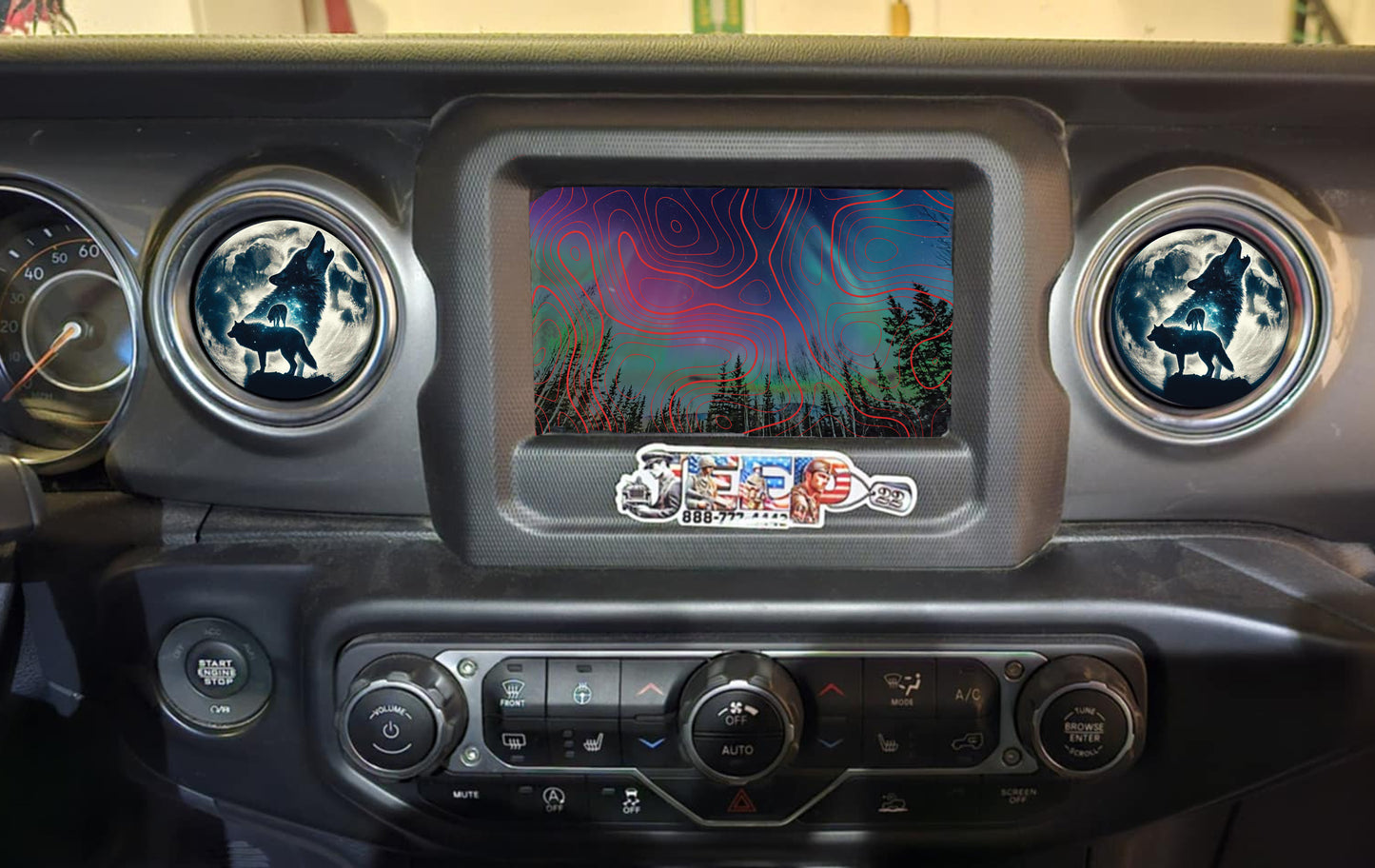 Inside vent decals Wolves