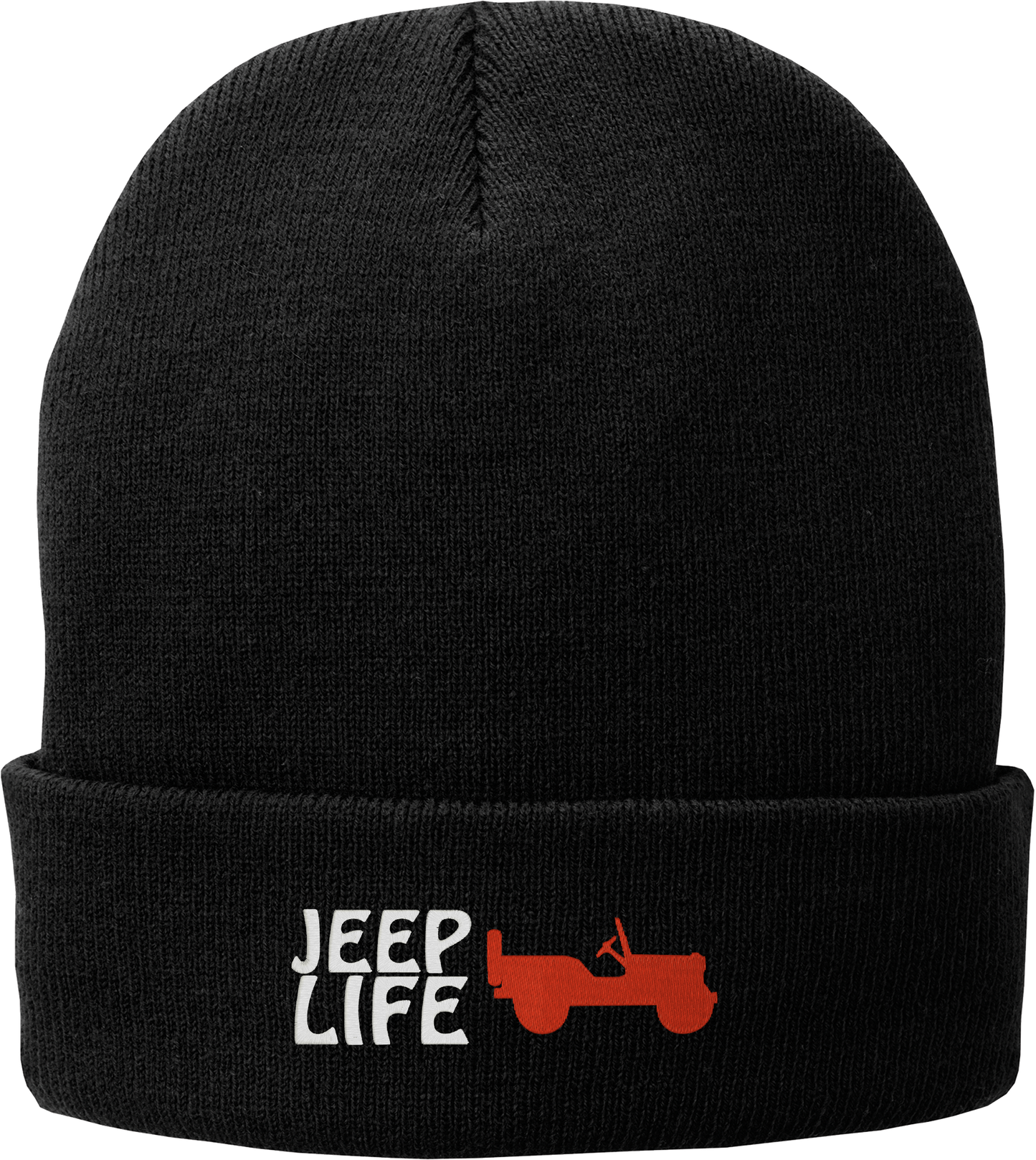 Embordered stocking hat