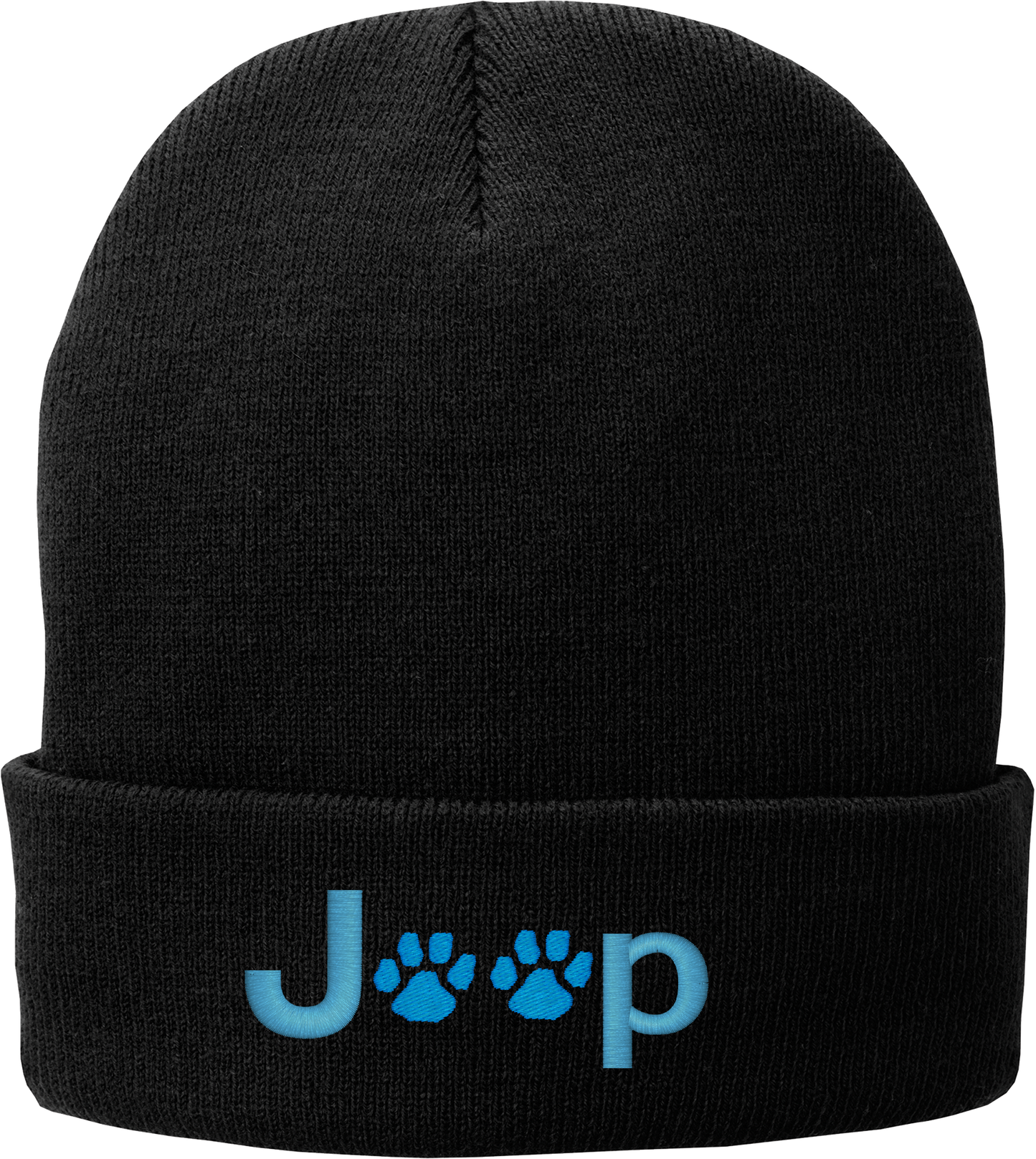 Embordered stocking hat