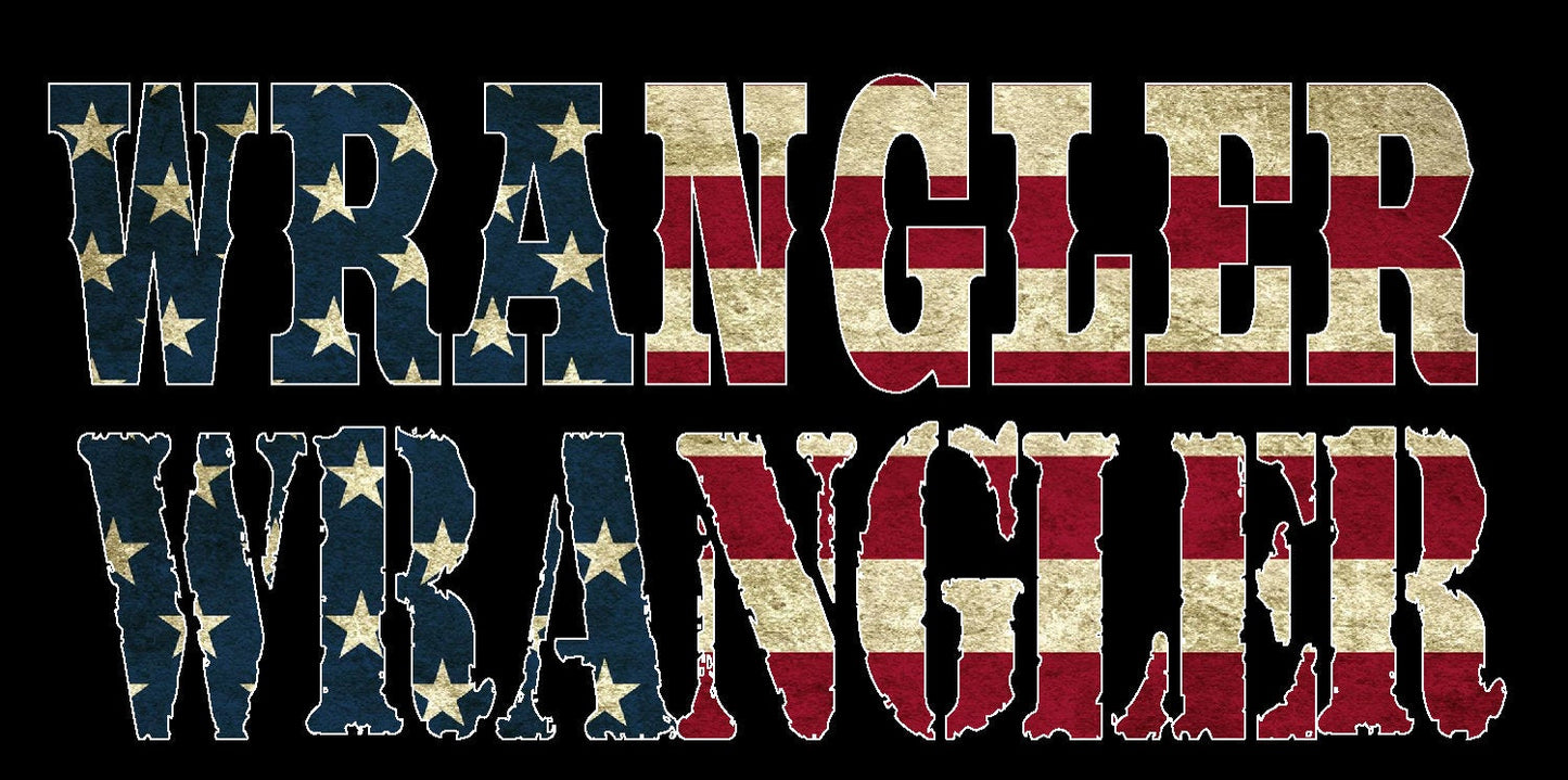 Jeep Wrangler side hood decal set left and right side