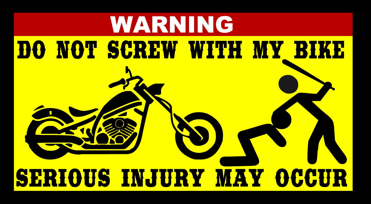 Warning don't screw with my