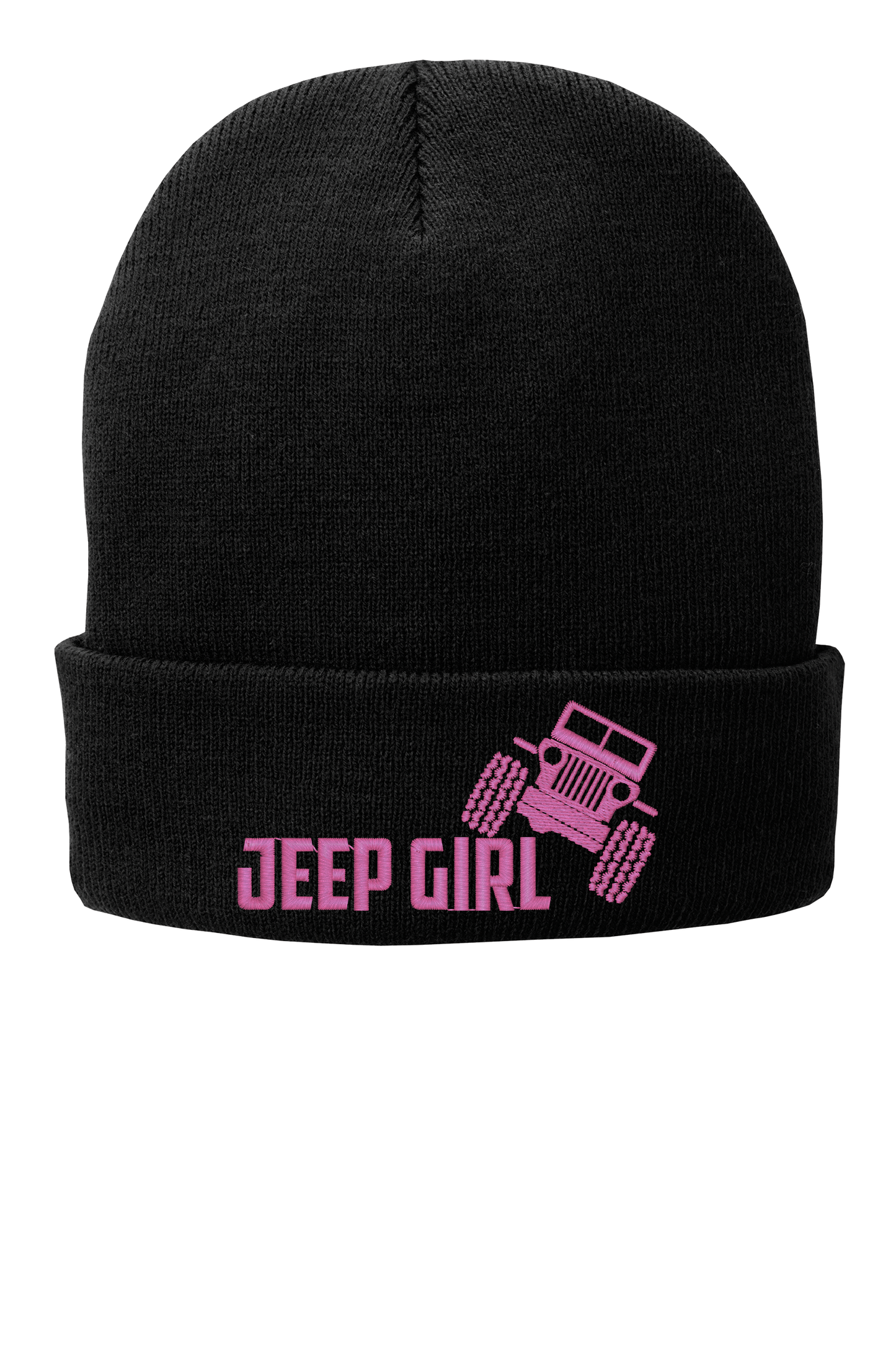 Embordered stocking hat
