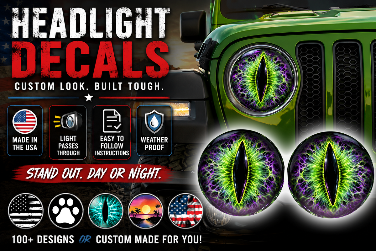Headlight Eyes original eye decals