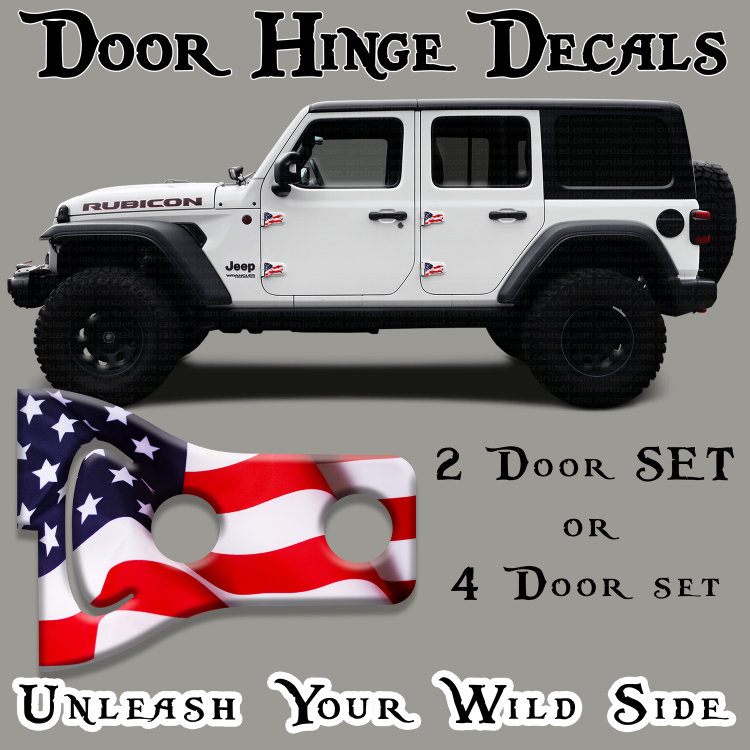 Hinges decal overlays decals
