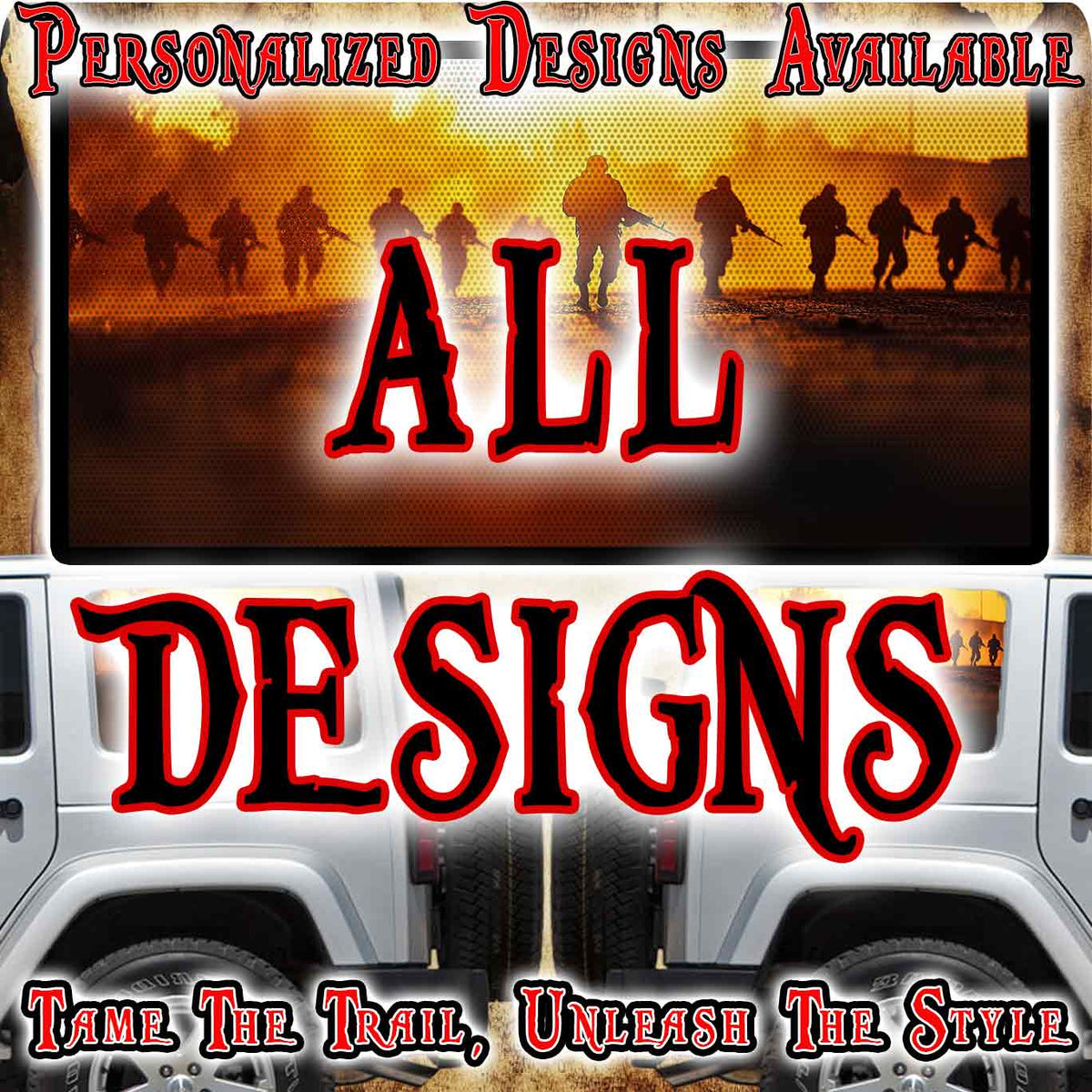 Custom Rear Window Subs Custom Rear Window Wraps & See-Through Graphics - L & M Custom Graphics ...
