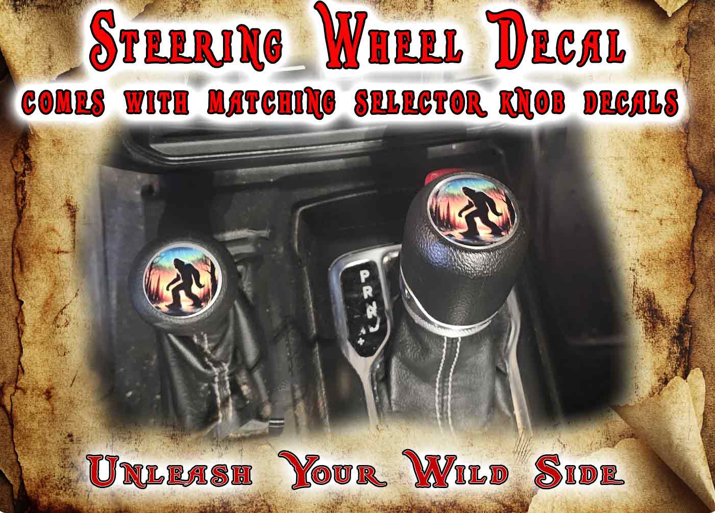 DTOM Steering wheel decal