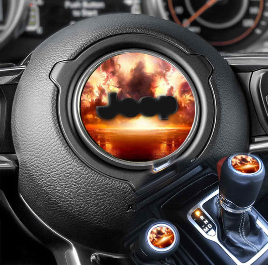 Steering wheel decal Explosion 151