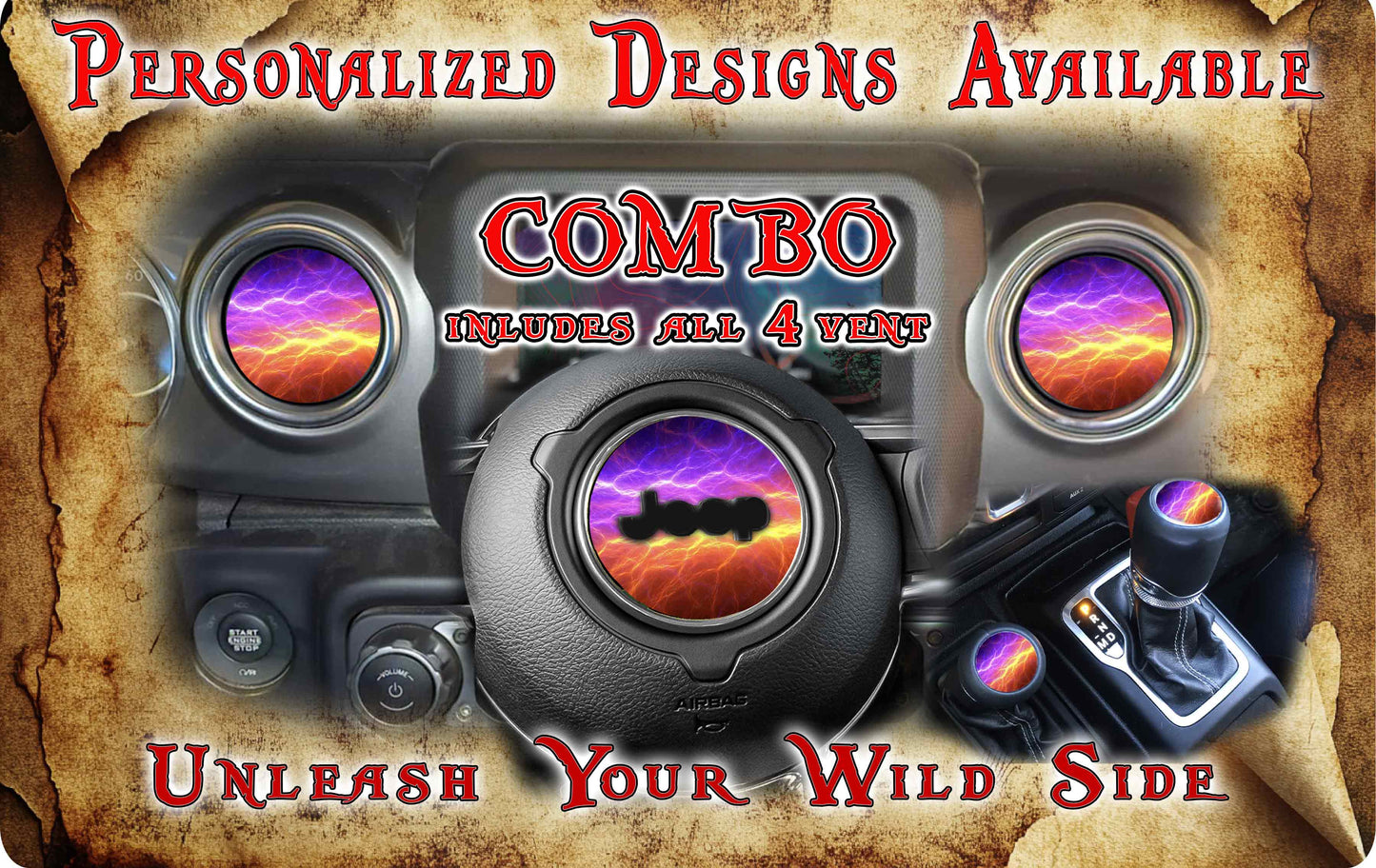 Steering wheel decal Lighting 221