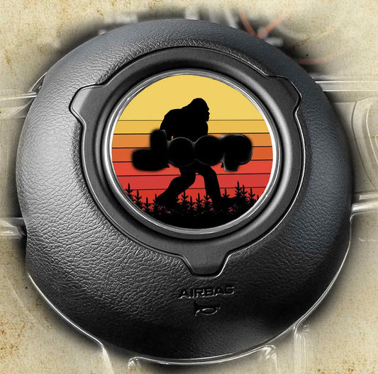 Steering wheel decal Bigfoot decal 144
