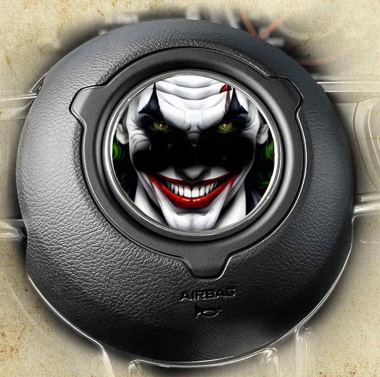 Steering wheel decal Jokers
