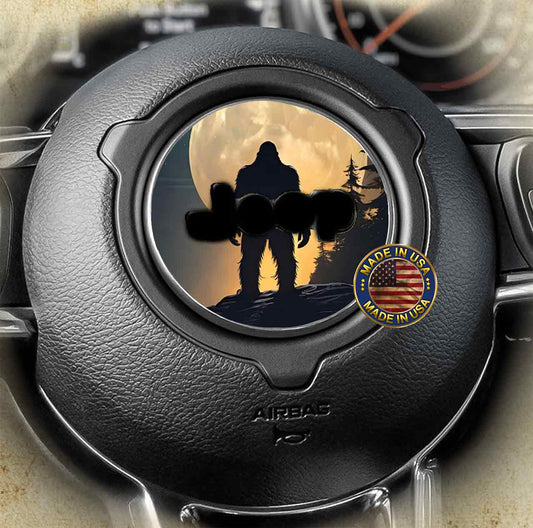 Steering wheel decal bigfoot 140