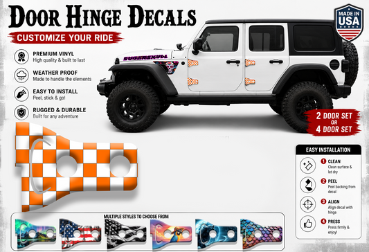 Tennessee Door hinge decals 15