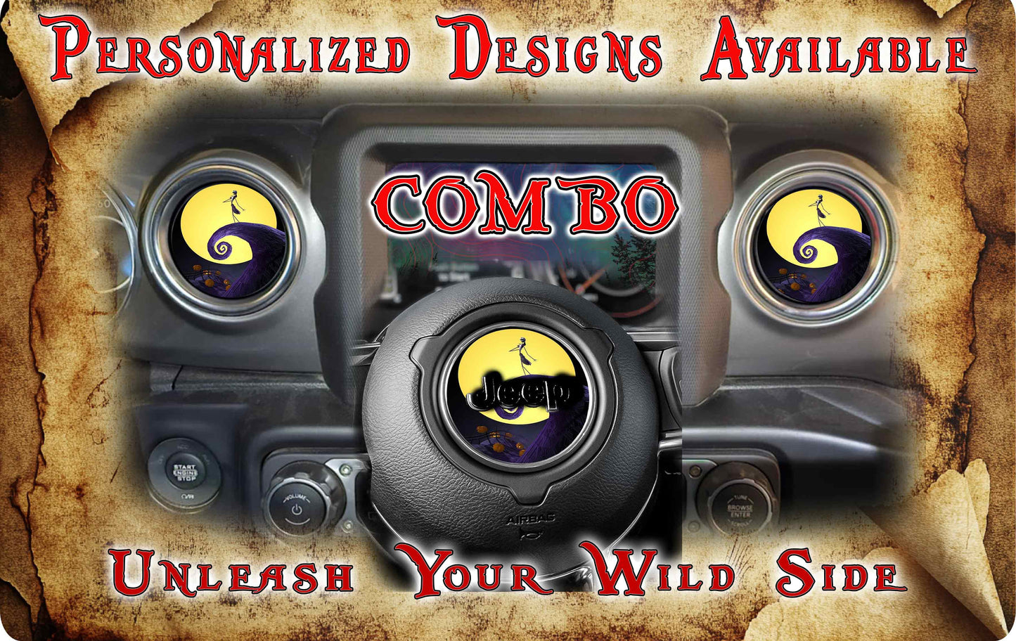 Steering wheel decal Jack