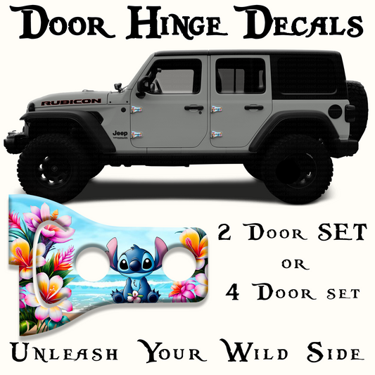 Stitch  Door hinge decals 74
