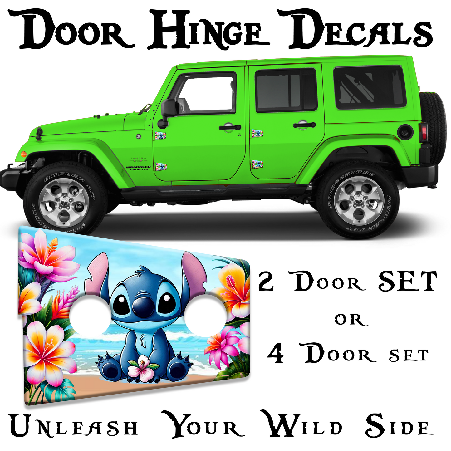 Stitch  Door hinge decals 74