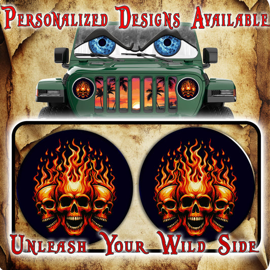 3 Flaming skulls 107