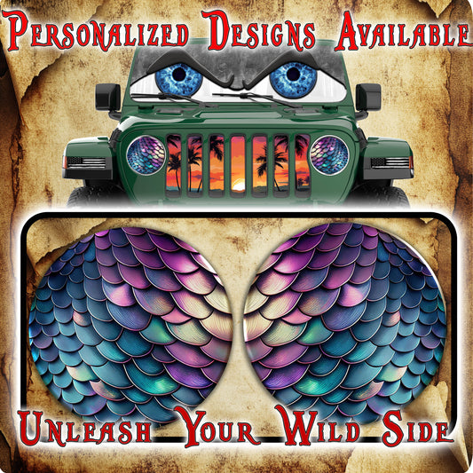 Mermaid eye decal 10