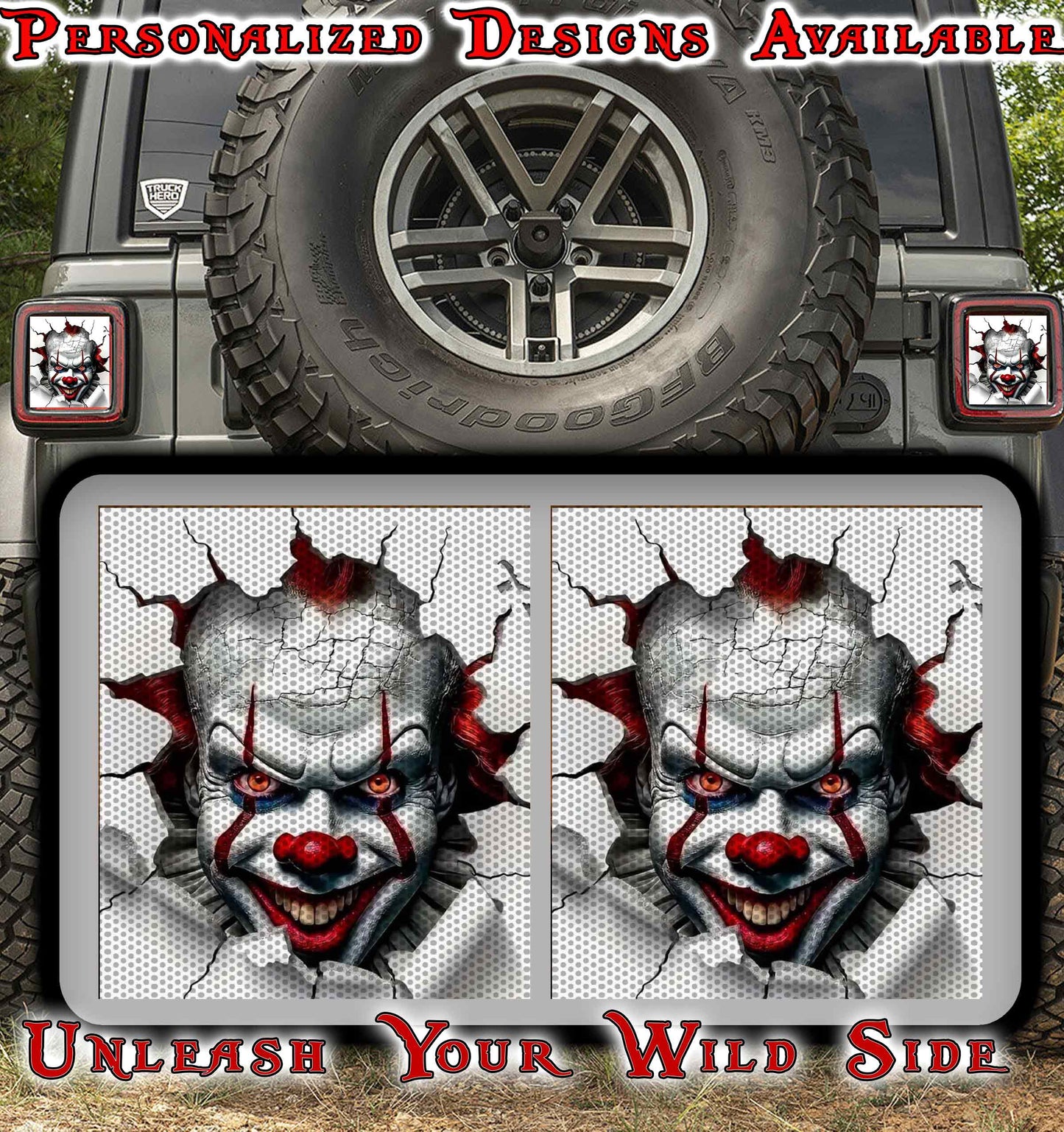 We all float ducks Taillight cover decal 11