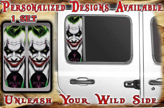 Side door window decal JOKER 176