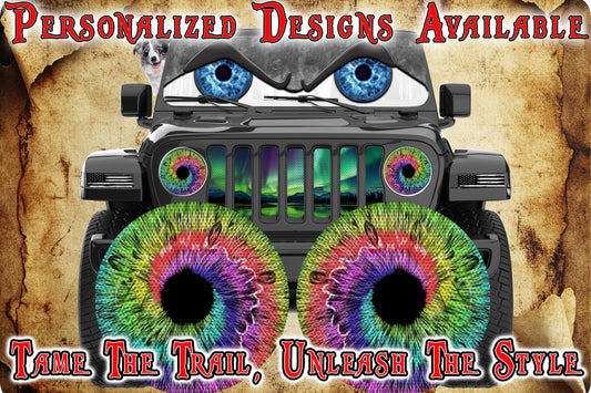 Round rainbow eyes 126